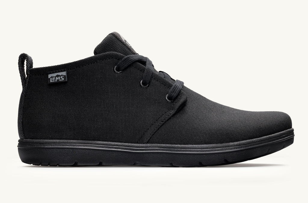 Lems Canvas Stiefel Chukka Damen Schwarz | DTE6088UI