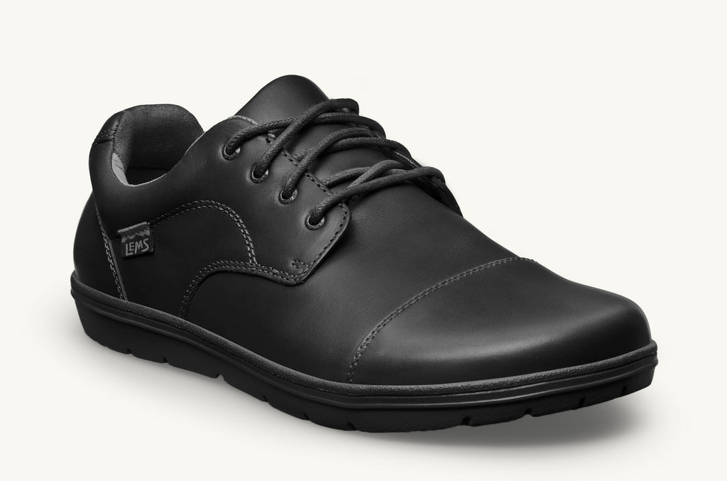 Lems Lederschuhe Nine2Five Herren Schwarz | ABI176WQ