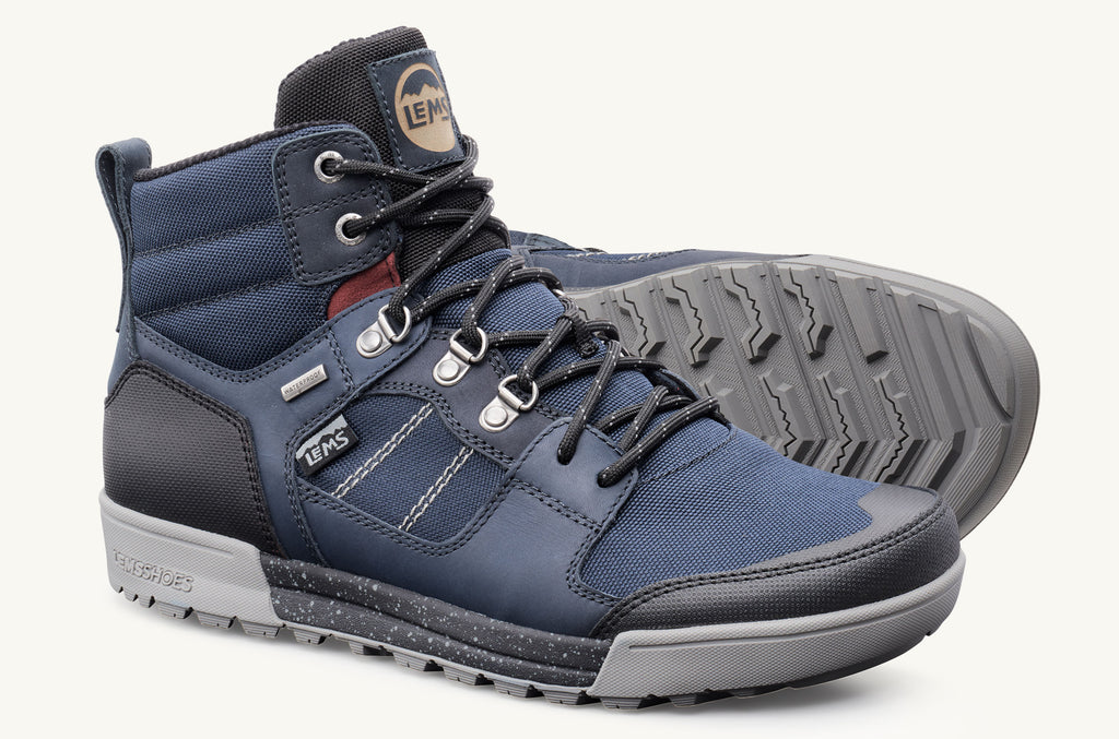 Lems Wasserdichte Stiefel Outlander Herren Blau Grau | ENG460RE